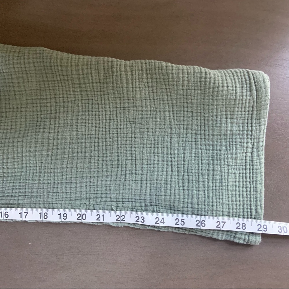 AERIE Pool To Party Wide Leg Gauzy Pants Green Size XL - Picture 14 of 14
